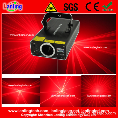 Single Red 100mw Diode DMX Laser Light